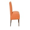 29.5"Stylish Comfortable Accent Chair 1pc Orange Fabric Upholstered - 4 of 4