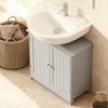 Racxily Bathroom Vanity Cabinet, Under Sink Storage with 2 Doors & Adjustable Shelf - 3 of 4