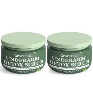 Grocerism Armpit & Body Scrub - Peppermint & Aloe Vera, Exfoliates & Deodorizes - 8.82 oz - 1 of 4