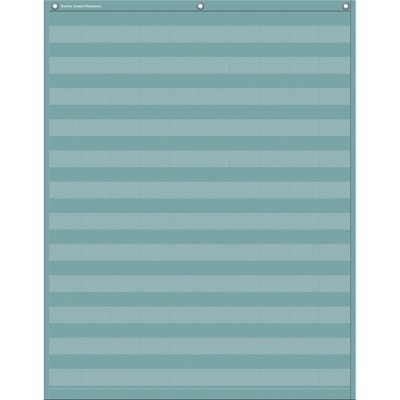 Teacher Created Resources® Calming Colors 1-120 Pocket Chart, 28" x 39"
