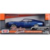 1971 Ford Mustang Sportsroof Blue 1/24 Diecast Model Car by Motormax - 3 of 3