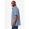 KingSize Men's Big & Tall Striped Short-Sleeve Sport Shirt - 4 of 4