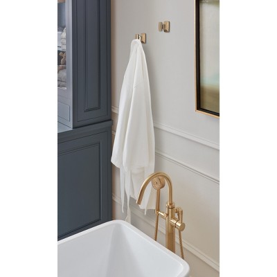 Champagne Bronze Single Prong Robe Hook