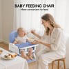 BabyBond Portable 3 in 1 Baby High Chair, Convertible High Chair for Babies and Toddlers with 5 Point Harness and Three Adjustable Height Settings - 2 of 4