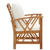 vidaXL Patio Chairs with Cushions 2 pcs Solid Acacia Wood - 4 of 4