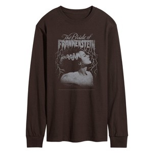 Men's - Universal - Tonal Bride Of Frankenstein Long Sleeve Graphic T-Shirt - 1 of 2