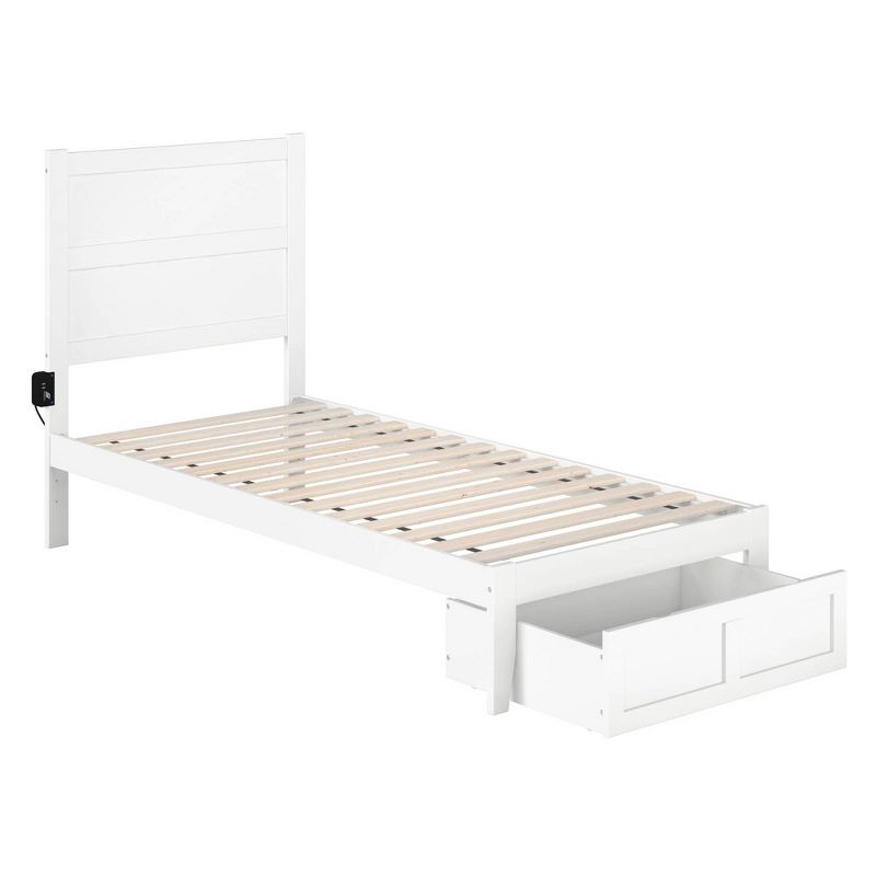 Noho Bed with Foot Drawer - AFI, 1 of 10