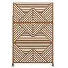 PexFix Outdoor Metal Privacy Screen Garden Fence in Geometry Pattern - 3 of 4