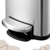 6L SlimTrash Bin, Stainless Steel Waste Bin with Lid and Inner Bin - 3 of 4