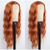 Jessie's Wig 26 Inch Long Wavy Middle Part Synthetic Wig Ginger Color 1 Pc/Pack - 2 of 4