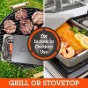 Cameron's Large Stovetop Smoker w Wood Chips and Recipes 11" x 15" x 3.5" - Stainless Steel Smoker - Great For Dinner, Feasts, Parties & More - 3 of 4