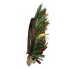 Kurt Adler 24-inch Unlit Gold and Red Poinsettia Wreath - 3 of 4