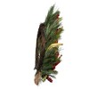 Kurt Adler 24-inch Unlit Gold and Red Poinsettia Wreath - image 3 of 4