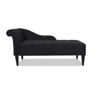 Jennifer Taylor Home Harrison Tufted Roll Arm Chaise Lounge - 1 of 4