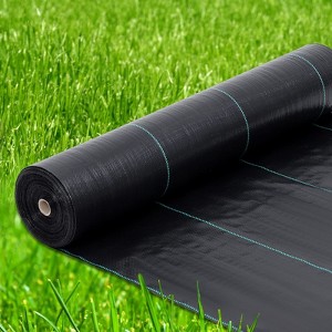 WhizMax Weed Barrier Landscape Fabric, Heavy Duty Weed Control Fabric, High Permeability, Flower Bed, Driveway Fabric - 1 of 4