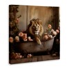 Stupell Industries Lion in Flower Filled Tub, 17" x 17" - image 3 of 4