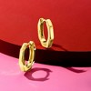 Pure Collection by Ross-Simons 18kt Gold Vermeil Geometric Huggie Hoop Earrings - 3 of 4
