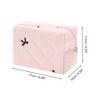 Unique Bargains Handheld Bow Embroidery Makeup Bag 4 Pcs - 2 of 4