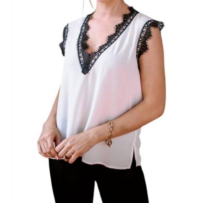 Women's Lace Tank Top - Veronica M