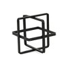 Cheung's Alle Black Geometric Decor Cube Large - 2 of 4