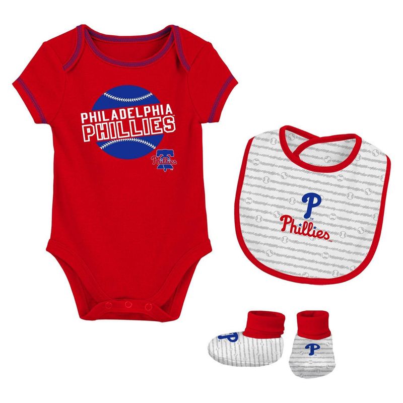 MLB Philadelphia Phillies Infant Boys&#39; Layette Set, 1 of 5