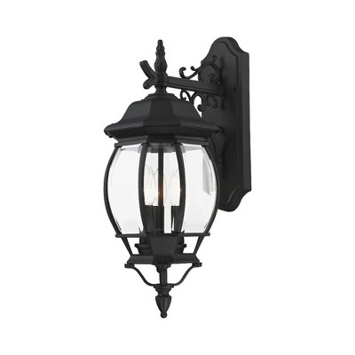 Livex Lighting Frontec 3 - Light Wall Light in  Textured Black