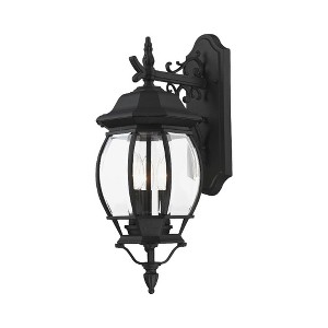 Livex Lighting Frontec 3 - Light Wall Light in  Textured Black - 1 of 3