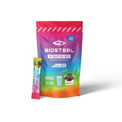 BioSteel Hydration Powder Mix Bag - Rainbow Twist - 16ct