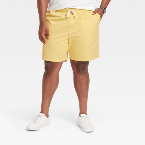 Men's Big & Tall 7 Everyday Pull-on Shorts - Goodfellow & Co™ Yellow 5xl :  Target