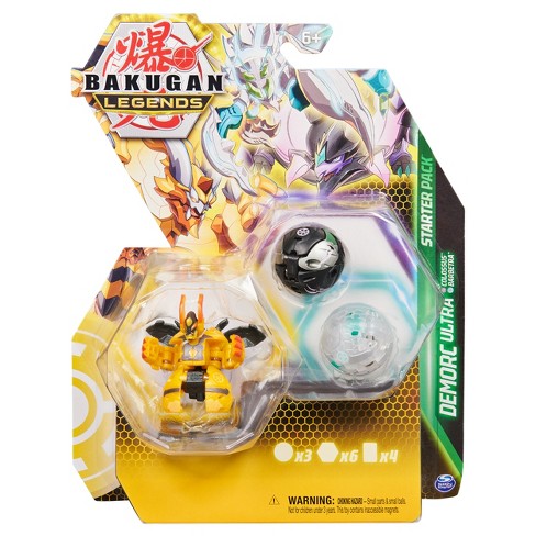 Bakugan Legends Demorc Ultra With Colossus And Barbetra Starter Pack  Figures - 3pk : Target