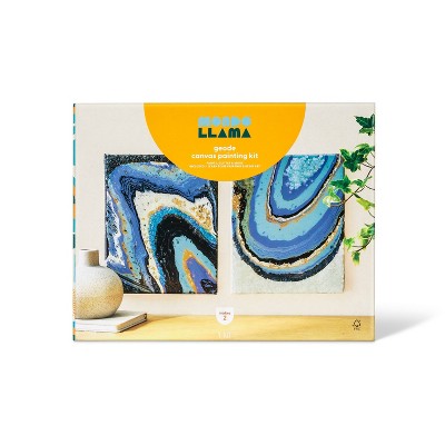 Geode Canvas Painting Diy Art Kit - Mondo Llama™ : Target