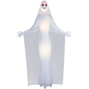 Gemmy Ghostly Ghoul Giant Halloween Decoration Inflatable - White One Size - 1 of 2