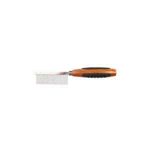 Bass Pet Brushes Style & Detangle Pet Comb with 100% Premium Alloy Pin Wide Tooth Pure Bamboo Handle Dark Bamboo - 1 of 1
