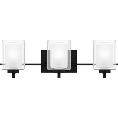 Quoizel Lighting Kolt 3 - Light Vanity in  Matte Black