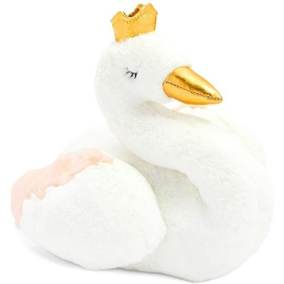 Blue Panda Swan Princess Plush Toy, Stuffed Animal (10 Inches)