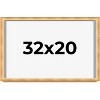PosterPalooza | Minimalist Shadow Box Brown Picture Frame - UV Acrylic, Backing Board, Hanging Hardware - 2 of 4