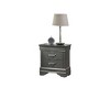 NicBex Nightstand with 2 Drawers,1pc Side Table with Storage Space and Metal Handle,Modern Bedside Table for Bedroom,Living Room - 3 of 4