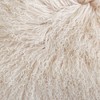 Storied Home Mongolian Lamb Fur Pillow, Cream - 3 of 4