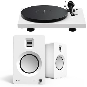 Pro-Ject Debut Evo 2 Turntable Bundle with Kanto TUK Premium Powered Bookshelf Speakers - 1 of 4