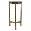 Uttermost Aluminum Base Eternity Brass Accent Table - 3 of 4