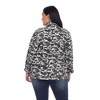 Plus Size Camo Denim Jacket - White Mark - 3 of 4