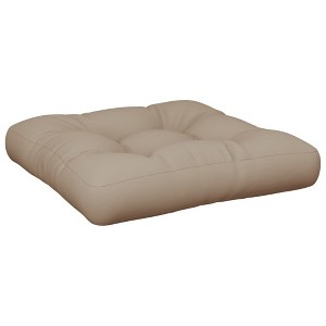 vidaXL Pallet Cushion Taupe 100% polyester 9.0" x 9.0" x 1.5 - 1 of 4
