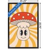 Trends International Smile Face - Mushroom Framed Wall Poster Prints - 3 of 4