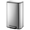 Whizmax Stainless Steel Gallon Trash Can with Lid, Foot Pedal Step Bin, Removable Inner Bucket for Kitchen, Office, Bedroom & Living Room - 2 of 4
