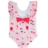 RuffleButts Girls UPF50+ Waterfall One Piece - 2 of 4