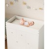 Changing Table Dresser, Nursery Baby Dresser with 3 Drawers and a Cabinet, Modern Diaper Changing Station for Bedroom, Kids Room - 3 of 4