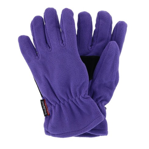 Purple winter gloves deals