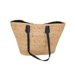 Saro Lifestyle Chic Straw Tote Bag - 1 of 4