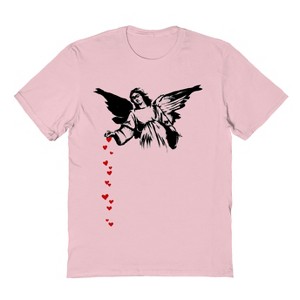 APOH Men's Angel Hearts Short Sleeve Graphic Cotton T-Shirt - 1 of 3