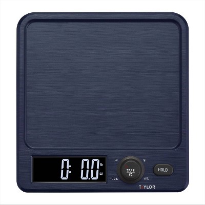Taylor Antimicrobial Digital Food Scale - Navy Blue